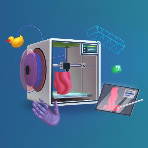 Forestil dig at kunne trylle en idé fra hovedet ud i hånden på én skoledag – det er præcis den oplevelse 3D-print giver elever og kursister. 